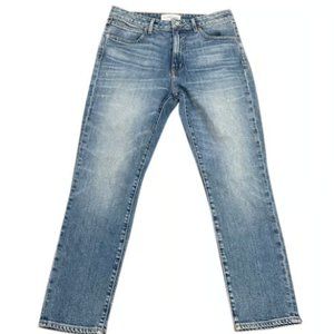 NEW SLVRLAKE Lou Lou Catalina Mid rise cropped slim jeans Women's 32 NWT